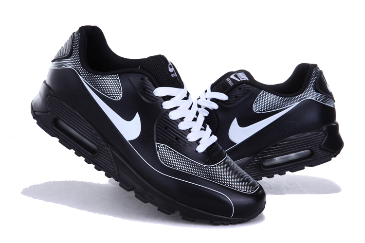 New Men'S Nike Air Max Black/White
